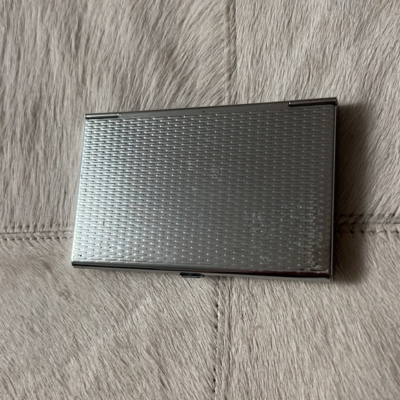 Vintage Card Holder- Steel Fleur de Lys - Picture 4 of 4